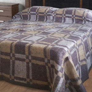 Frazadas Campo Lindo Jacquard Golden Escocés