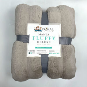 Manta Fluffy Deluxe con Sherpa