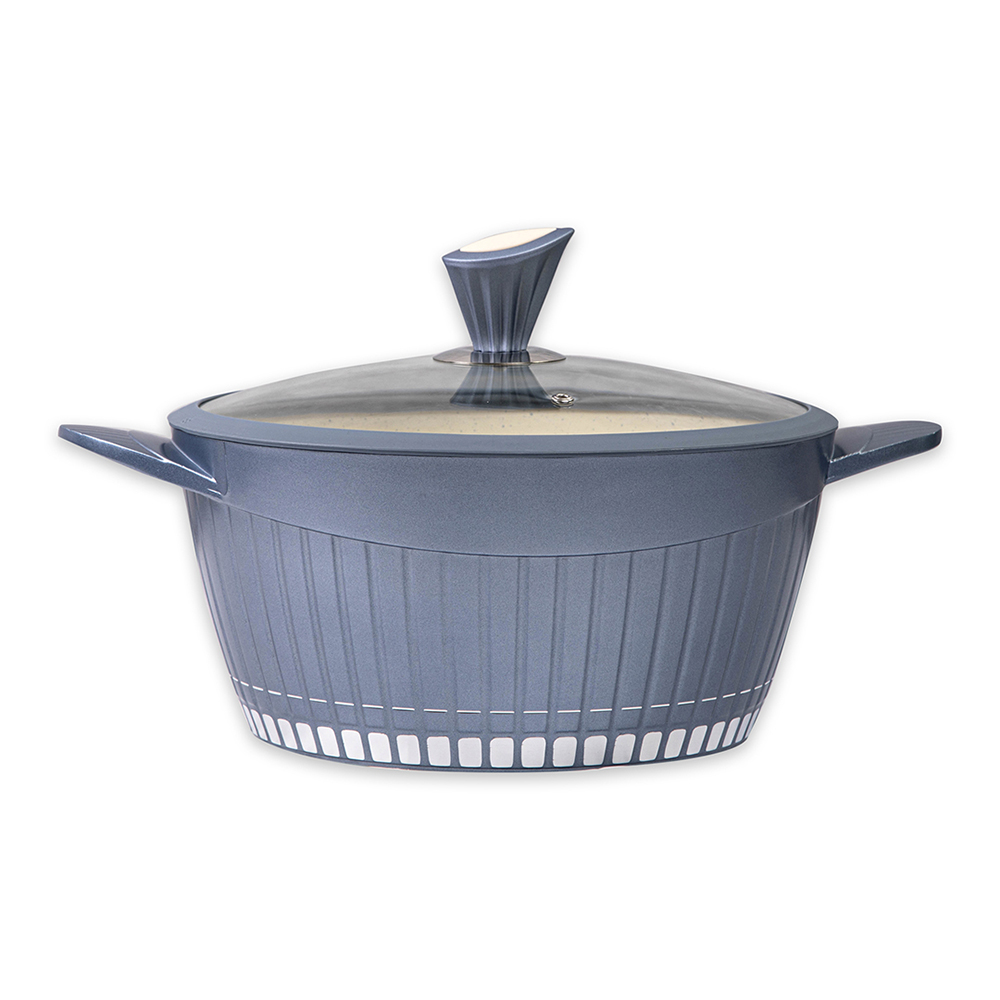 Olla Die Cast con Fondo Marmolado (6 Litros) DOTS - Línea Di Burano - Imagen 3