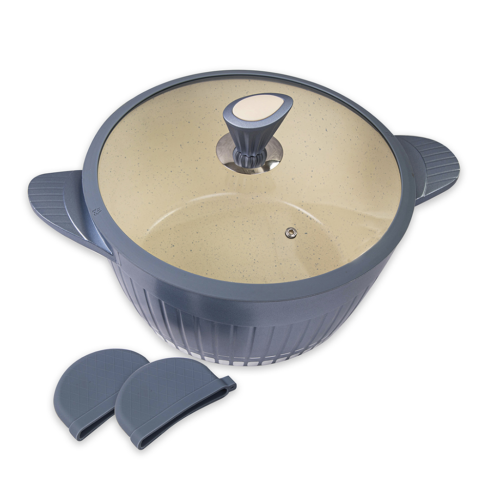 Olla Die Cast con Fondo Marmolado (6 Litros) DOTS - Línea Di Burano - Imagen 4