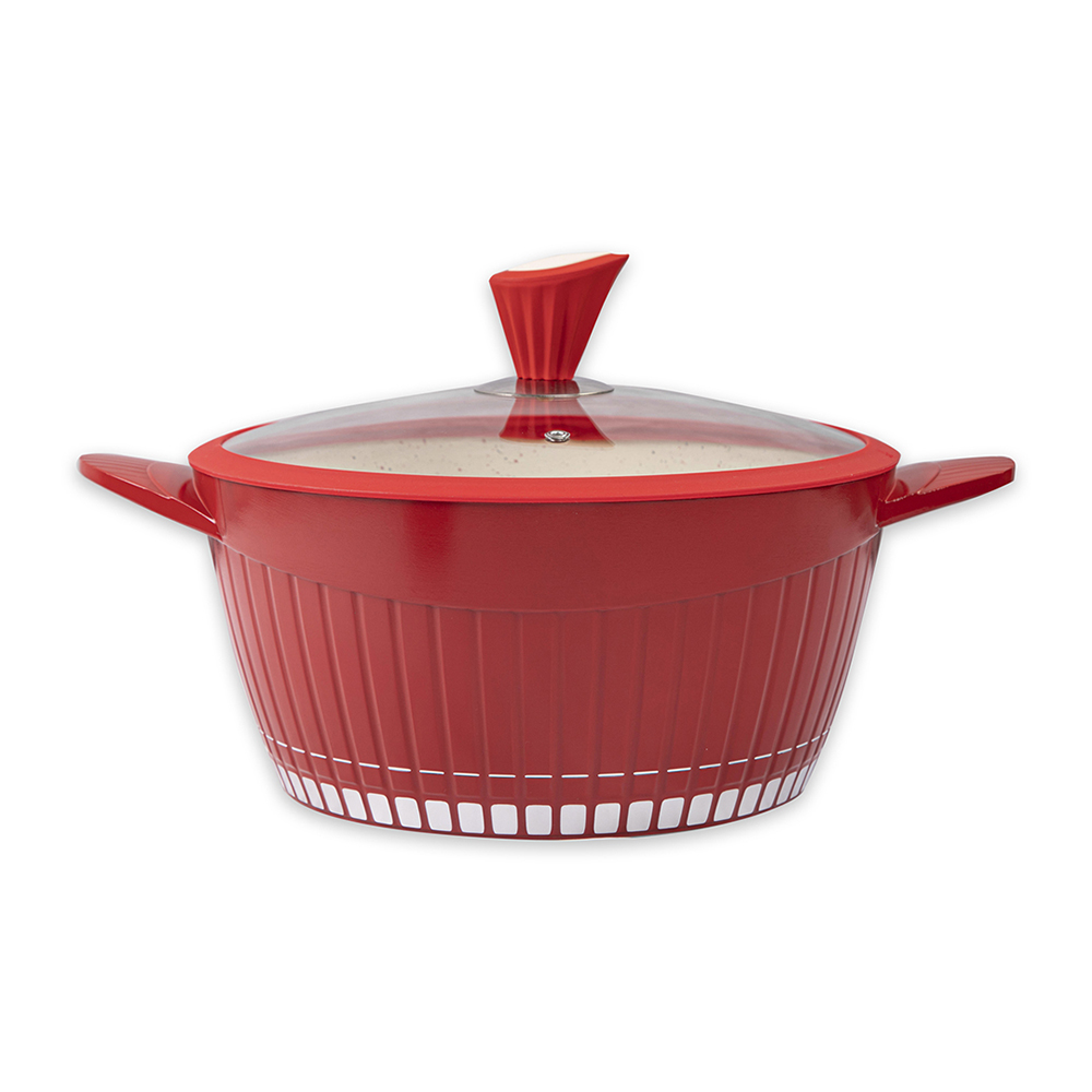 Olla Die Cast con Fondo Marmolado (6 Litros) DOTS - Línea Di Burano - Imagen 5