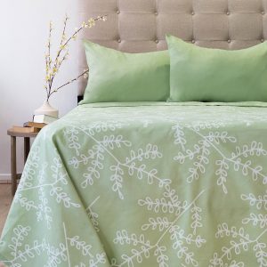 Juego Sábanas Aterciopeladas Composé Microfibra Estampada