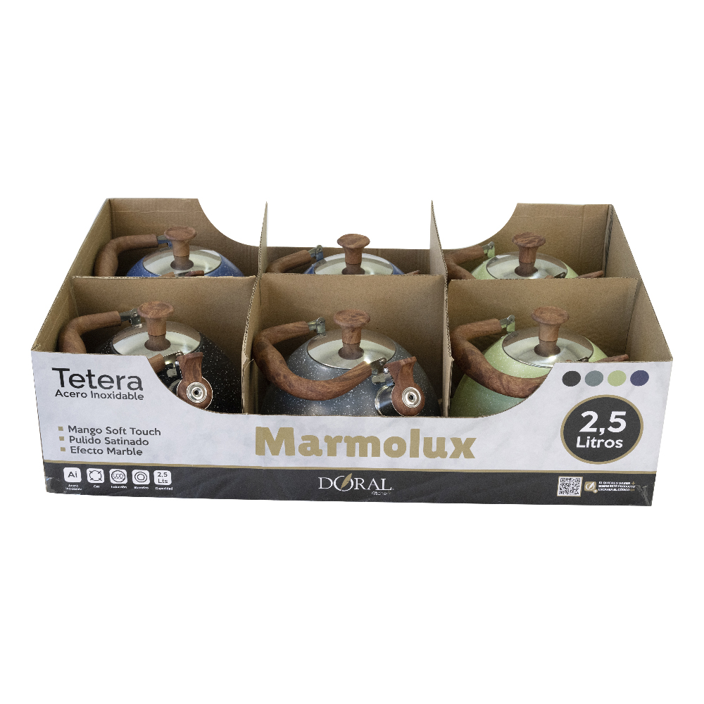 Tetera Marmolux con Pito 2,5 Litros - Imagen 2