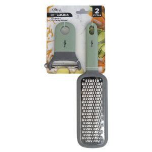 Set Cocina 2 Piezas Pelador + Rallador Manual