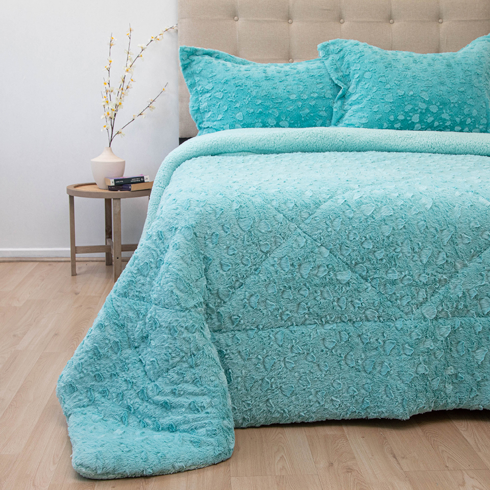 Cubrecama Plush Deluxe con Sherpa - Coleccion Senses - Imagen 10