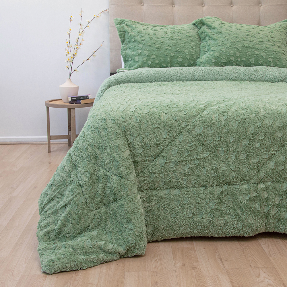 Cubrecama Plush Deluxe con Sherpa - Coleccion Senses - Imagen 9
