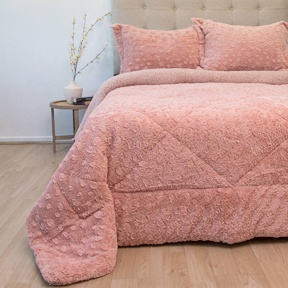 Cubrecama Plush Deluxe con Sherpa - Coleccion Senses - Imagen 7