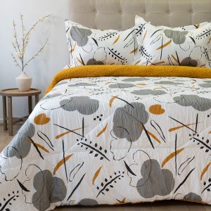 Plumón Estampado Deluxe con Sherpa - Coleccion Nebula