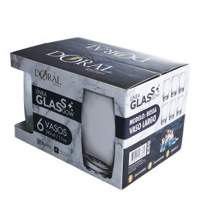 Vasos modelo Glass Gow