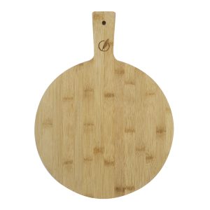 Tabla Bamboo Redonda Picar y Sevir 41 x 30.5 cm